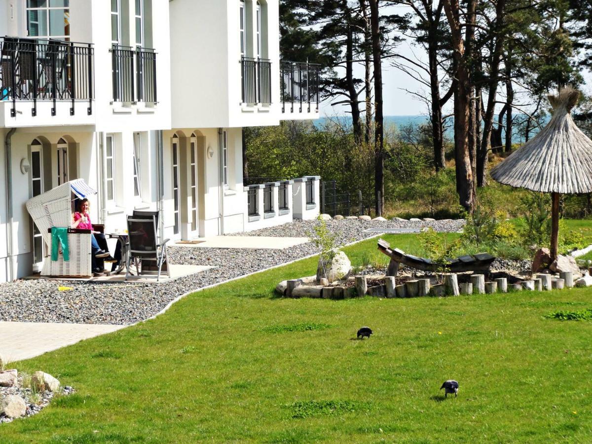 3 Zimmer Ferienwohnung Haus Meeresblick Mit Meerblick A005 Mit Suedterrasse Und Strandkorb Baabe Esterno foto